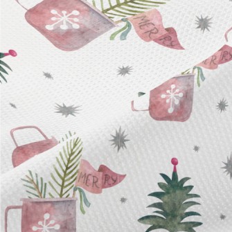 Watercolor Christmas Elements Piqué