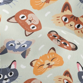 Naughty Cat With Rich Expressi Lightweight Performance Linen