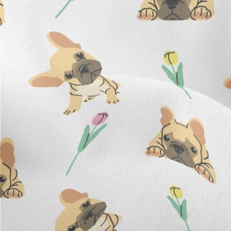 Brown Bulldog Pretending To Be Lightweight Performance Linen