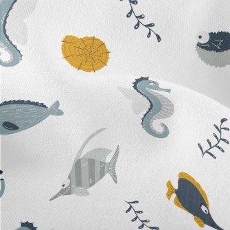 Fantasy Ocean World Lightweight Performance Linen