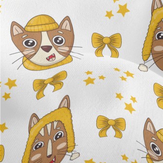 Cats With Crooked Smiles Spend Lightweight Performance Linen