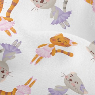 Cat Performing Ballet Lightweight Performance Linen