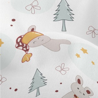 Cute Bunny Monster Lightweight Performance Linen