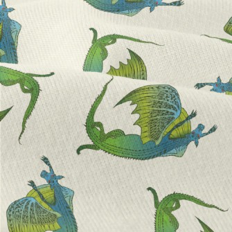 Scary Blue-green Flying Dragon Modern Jersey