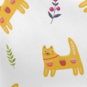 Orange Cat With Totem Pongee