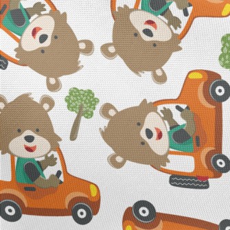 Off-road Driving Bear Pongee