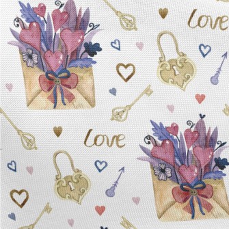 Bouquet Of Flowers In Envelope Pongee