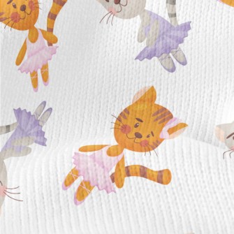 Cat Performing Ballet Stretch Jersey