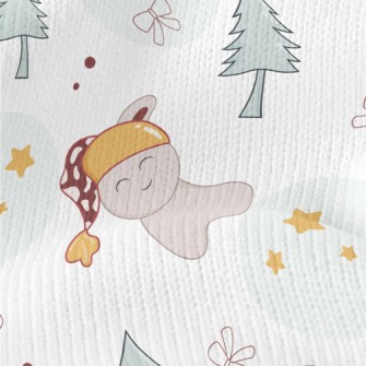 Cute Bunny Monster Stretch Jersey