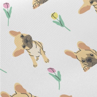 Brown Bulldog Pretending To Be Midweight Cotton Poplin