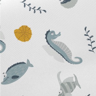 Fantasy Ocean World Midweight Cotton Poplin
