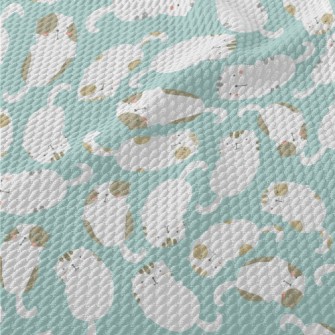 Lazy Two-tone Cat Birdseye Piqué