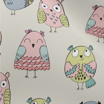 Unique Baby Owl Chiffon