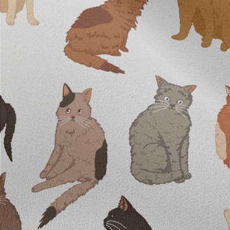 Frightened Cats Chiffon