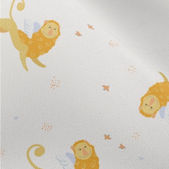 Weird Lion With Wings Chiffon