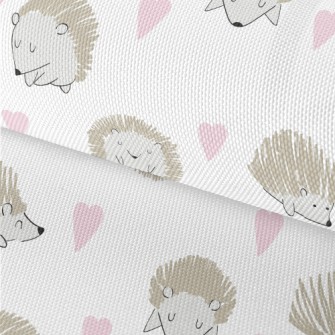 Hedgehog Celebrates Valentine& Waterproof Oxford