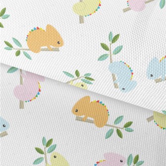 Colorful Chameleon On A Branch Waterproof Oxford