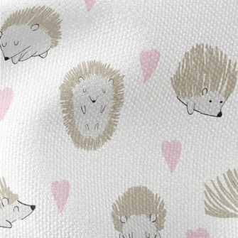 Hedgehog Celebrates Valentine& Waterproof Canvas