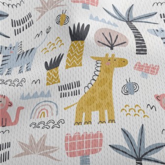 Silly And Cute Animals Athletic Mesh Flat Back