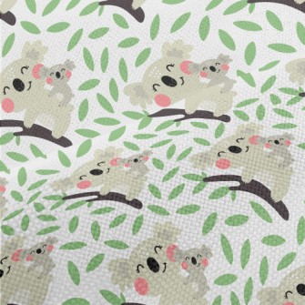 Koalas In The Tree Performance Linen