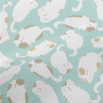 Lazy Two-tone Cat Performance Linen