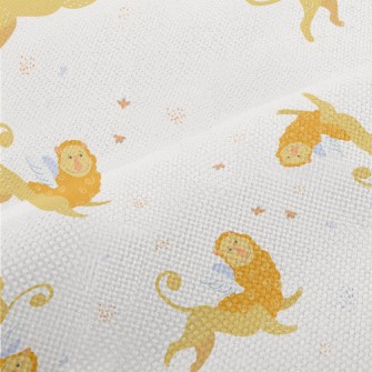 Weird Lion With Wings Performance Linen