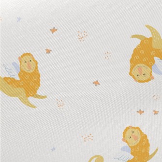 Weird Lion With Wings Twill
