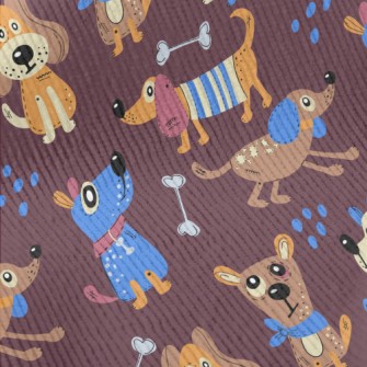 Nordic Style Two-color Dog Standard Corduroy