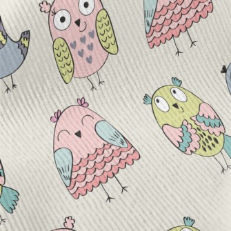 Unique Baby Owl Standard Corduroy