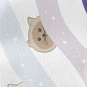 Cute Kitten Sticking Its Head  Standard Corduroy