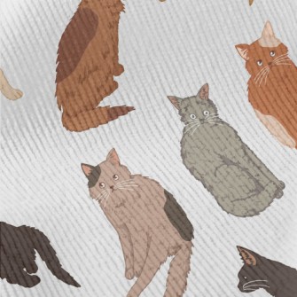 Frightened Cats Standard Corduroy