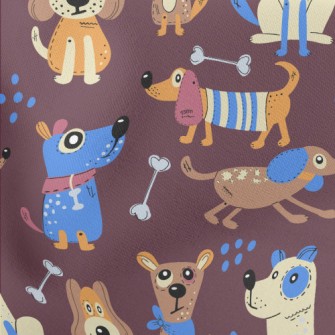 Nordic Style Two-color Dog Stretch Ponte