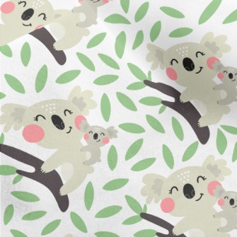 Koalas In The Tree Micro Fleece