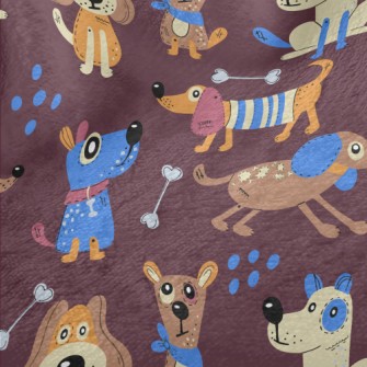 Nordic Style Two-color Dog Minky