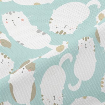 Lazy Two-tone Cat Piqué