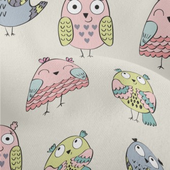 Unique Baby Owl Lightweight Performance Linen
