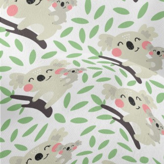 Koalas In The Tree Lightweight Performance Linen