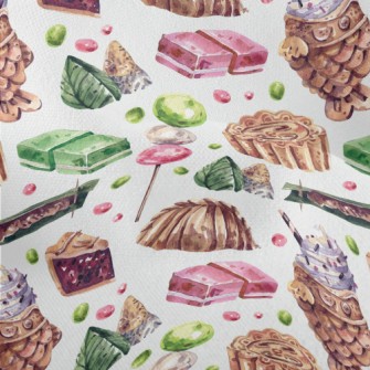 Watercolor Desserts From Aroun Lightweight Performance Linen