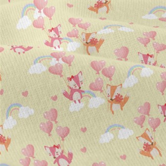 Fox Couple Floating In The Sky Modern Jersey