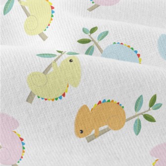 Colorful Chameleon On A Branch Modern Jersey
