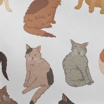 Frightened Cats Pongee