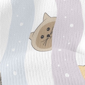 Cute Kitten Sticking Its Head  Stretch Jersey