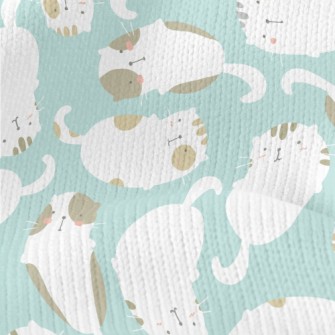 Lazy Two-tone Cat Stretch Jersey