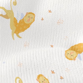 Weird Lion With Wings Stretch Jersey