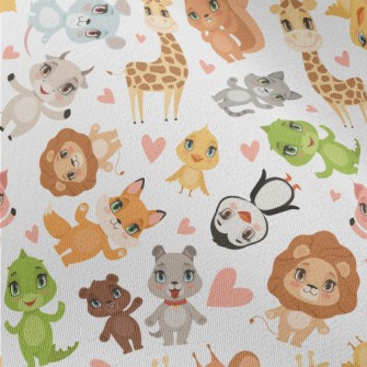 Happy Animal Friends Chiffon