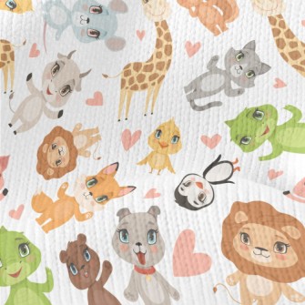 Happy Animal Friends Stretch Jersey