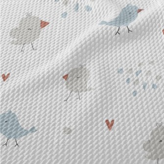 The Happy Life Of Birds Birdseye Piqué