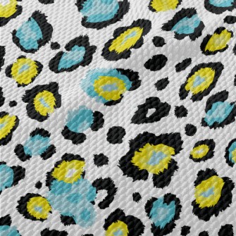 Abstract Contrasting Color Tex Birdseye Piqué