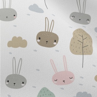 Cute Little Rabbit Chiffon