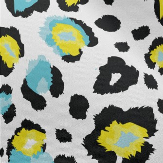 Abstract Contrasting Color Tex Chiffon